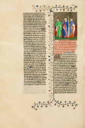 Tiberius, Messalina, and Caligula Reproach One Another in the Midst of Flames